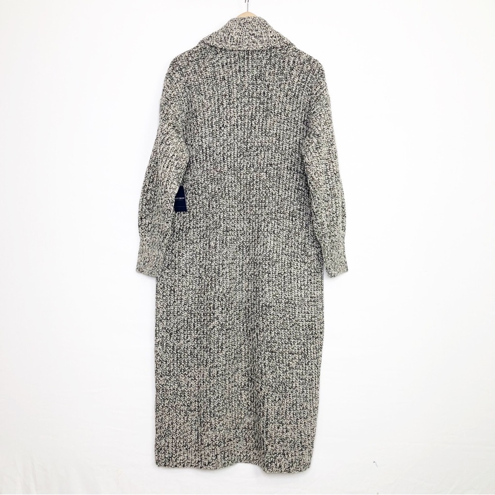 Lucky Brand Black and Cream Marled Knit Cardigan - Picture 3 of 14